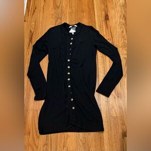 We The Free Black Button-Up Top